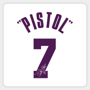 Pistol Pete - signed Sticker